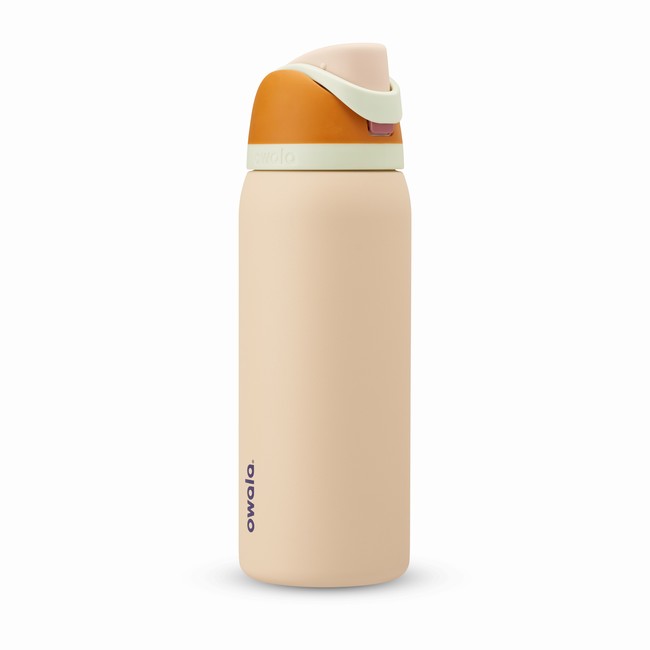 butelki na wodę owala freesip 32oz beżowe
