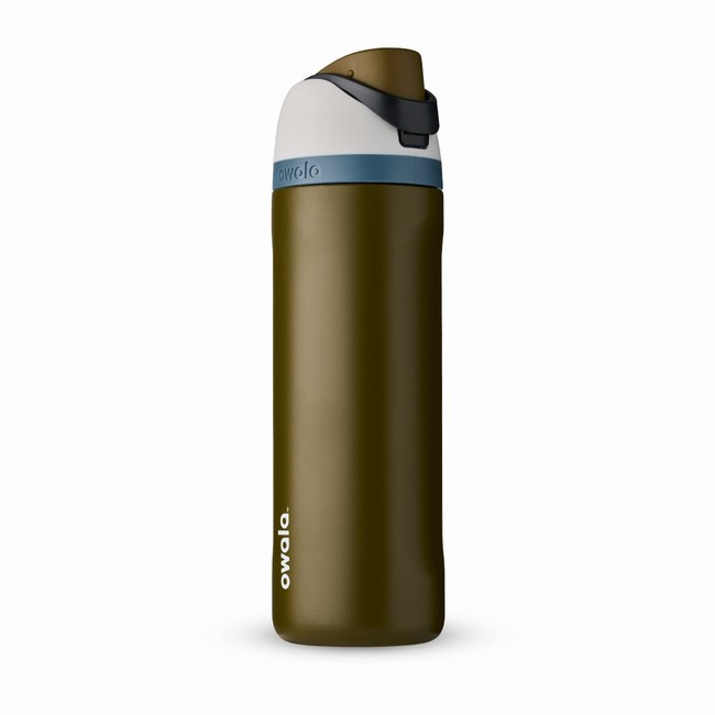 butelki na wodę owala freesip 24oz zielone