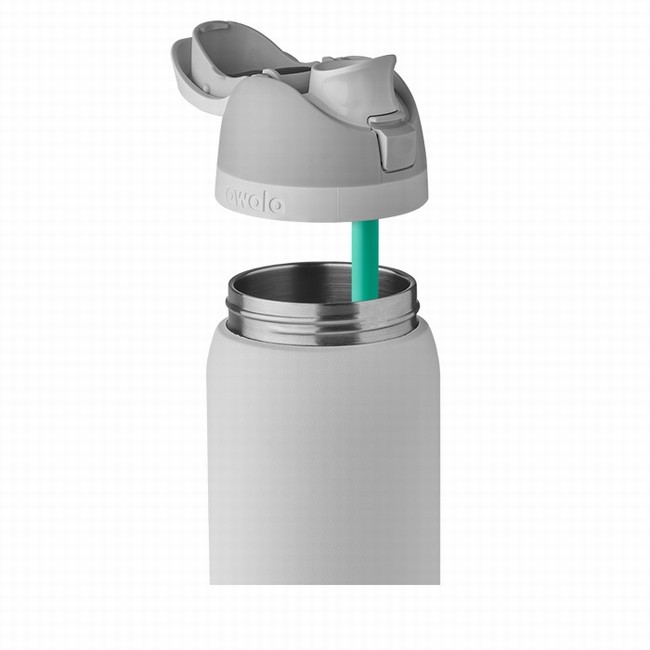 butelki na wodę owala freesip 32oz białe