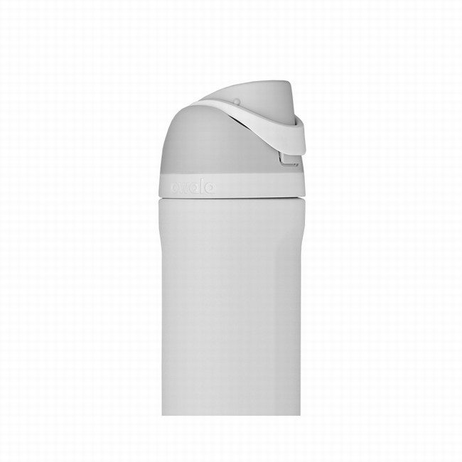 butelki na wodę owala freesip 24oz szare