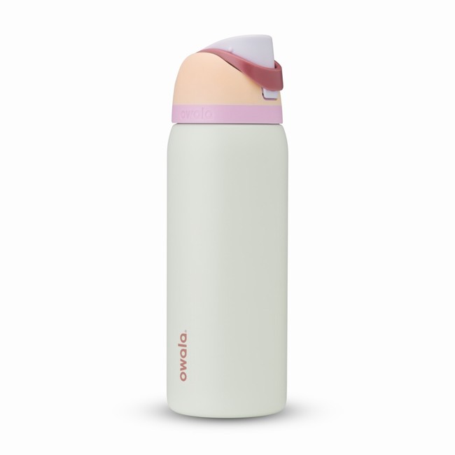 butelki na wodę owala freesip 32oz białe