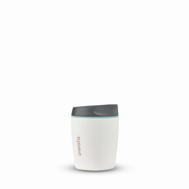 butelki na wodę owala smoothsip 10oz białe