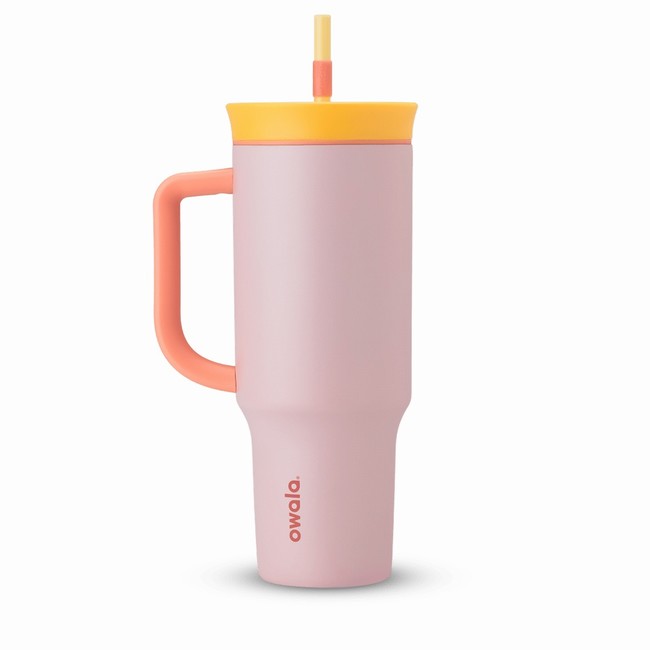butelki na wodę owala 40oz tumbler różowe