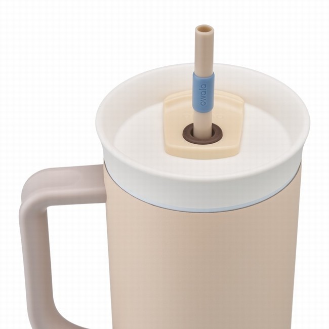 butelki na wodę owala 40oz tumbler beige